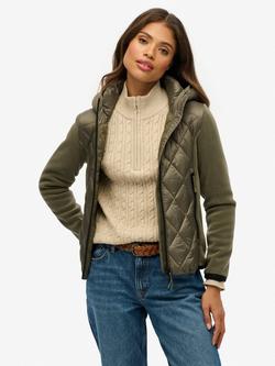 Superdry Hooded Heritage Storm Jacket, Dusty Olive Green, Dusty Olive Green