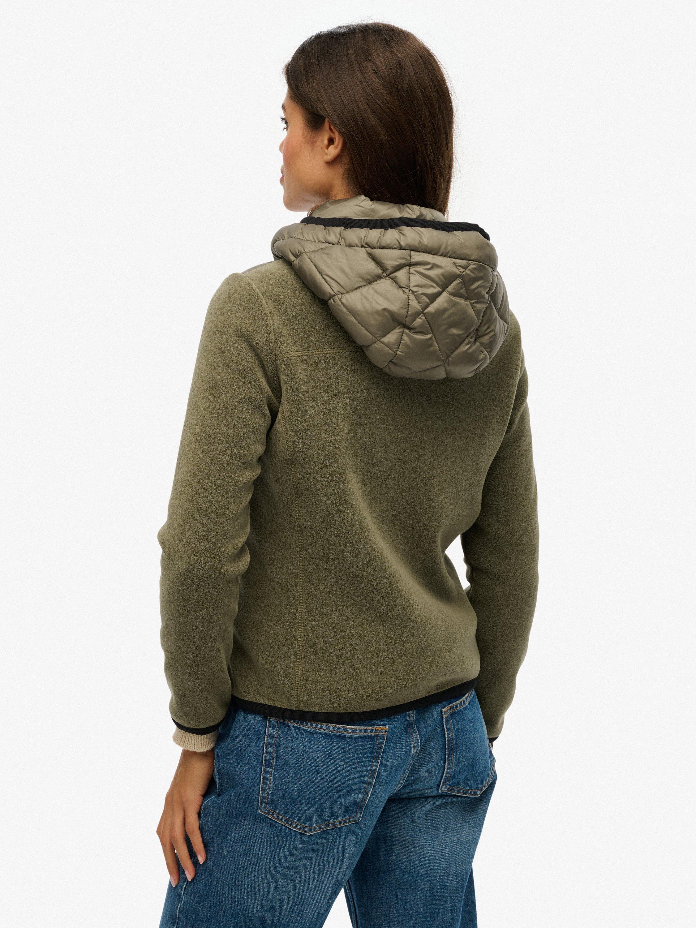 Product image 2 of 6, which shows Superdry Hooded Heritage Storm Jacket, Dusty Olive Green, 10