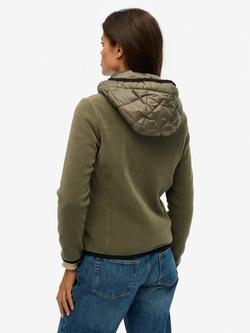 Superdry Hooded Heritage Storm Jacket, Dusty Olive Green - view 2, Dusty Olive Green
