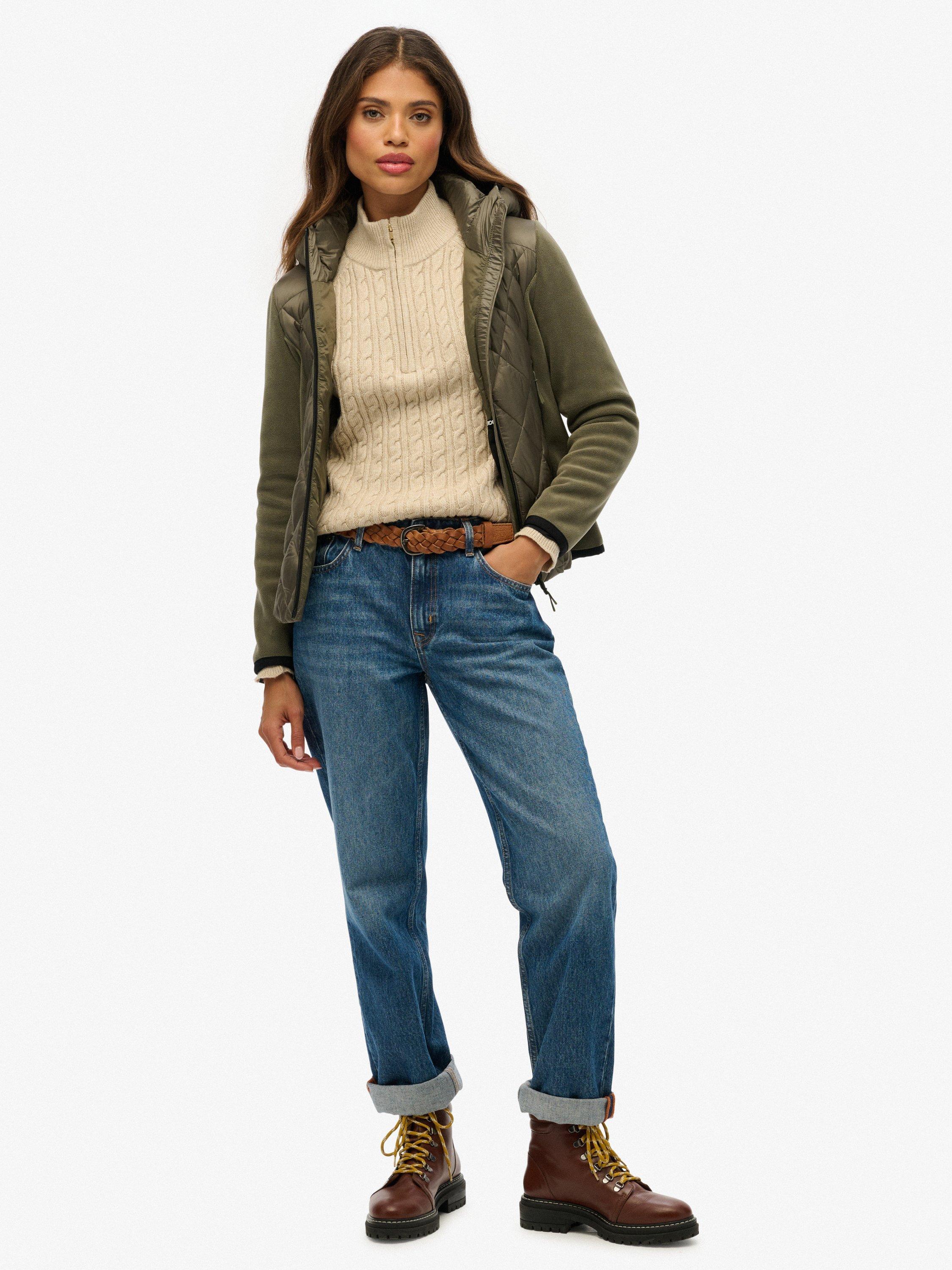 Product image 3 of 6, which shows Superdry Hooded Heritage Storm Jacket, Dusty Olive Green, 10