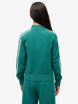 Superdry Essential Logo Track Top - view 2, Alpine Green