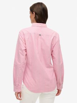 Superdry Slim Oxford Button Down Long Sleeve Shirt, Broker - view 2, Broker