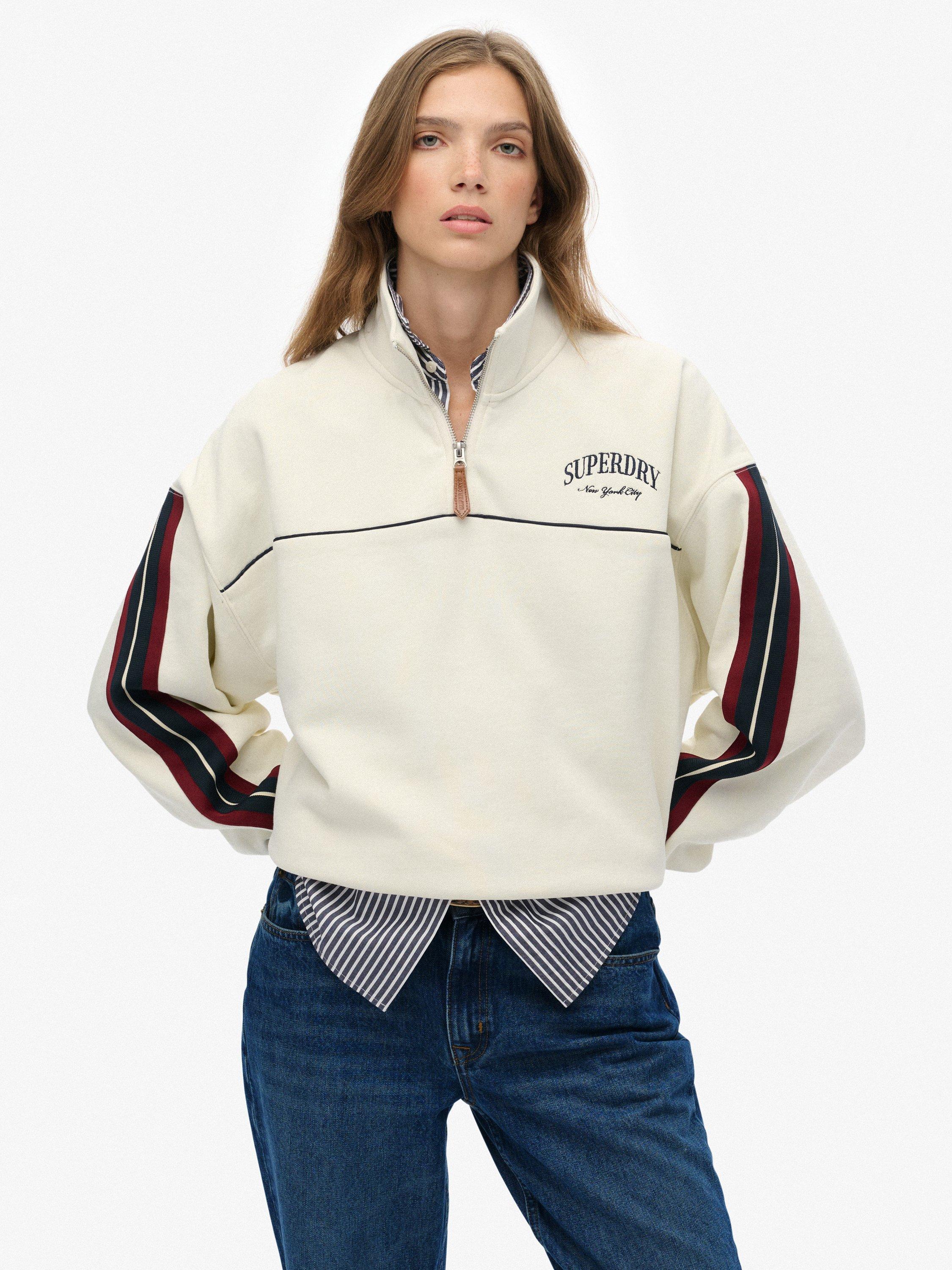 Superdry Country Club Tape Henley Jumper