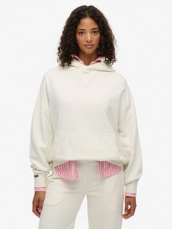 Superdry Studios Relaxed Hoodie, Off White, Off White