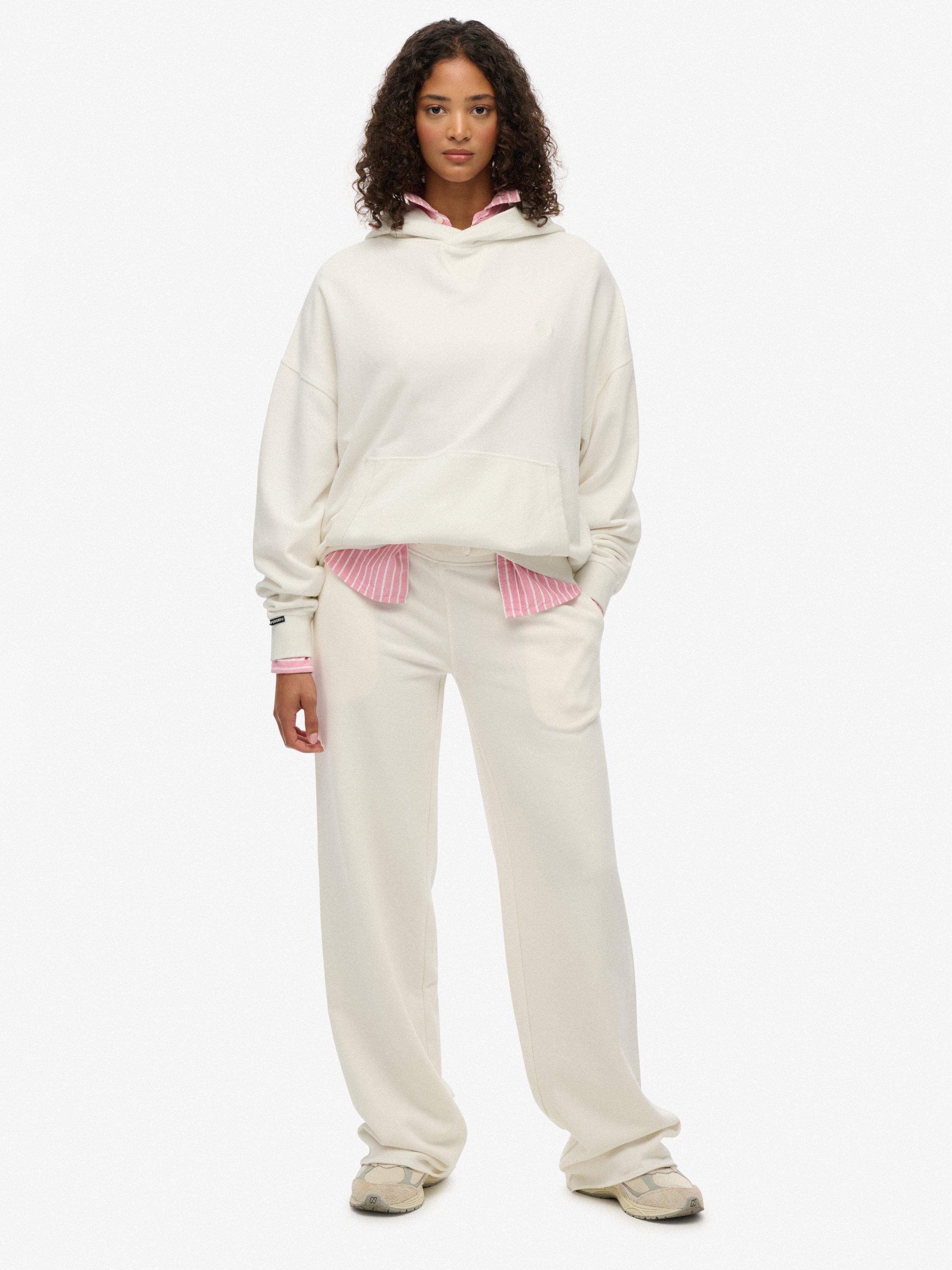 Product image 3 of 5, which shows Superdry Studios Relaxed Hoodie, Off White, 14