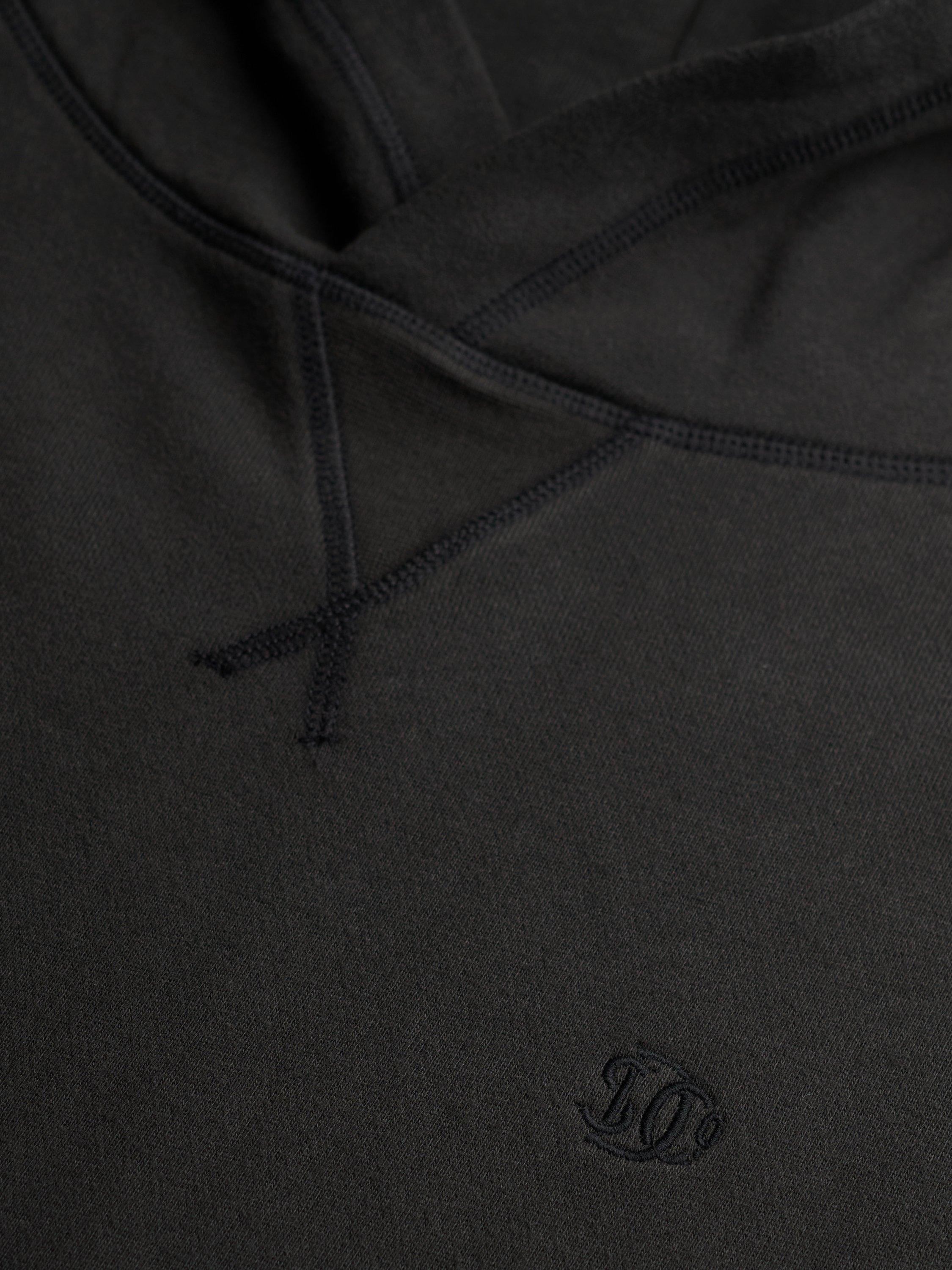 Product image 6 of 6, which shows Superdry Studios Relaxed Hoodie, Washed Black, 6