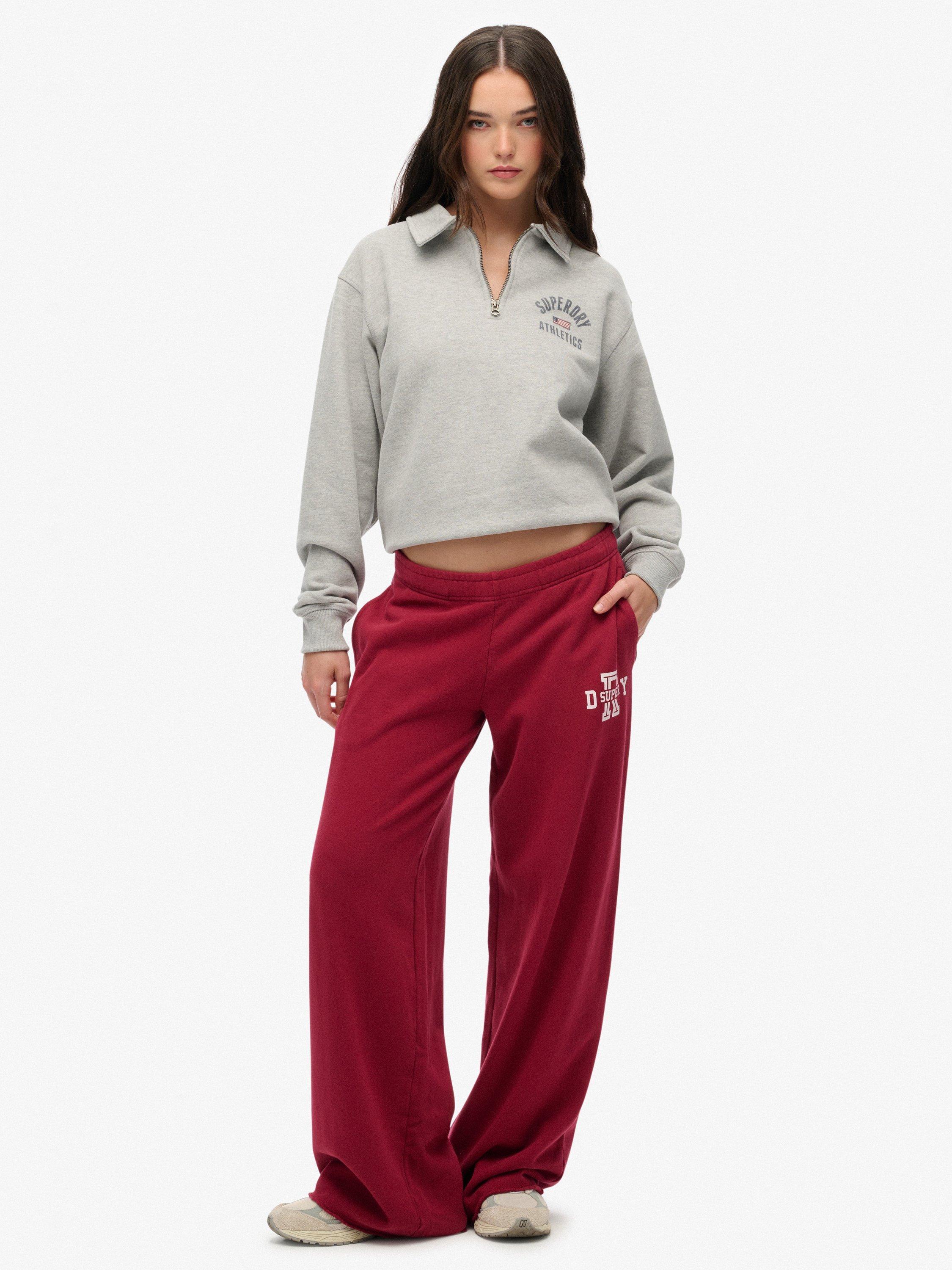 Product image 3 of 6, which shows Superdry Athletic Collared 1/2 Zip Jumper, Grey Marl, 12