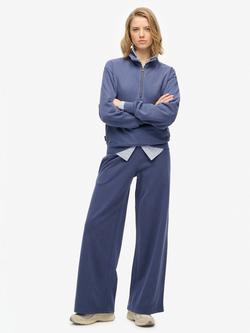 Superdry Athletic Essentials Logo Garment Dyed Joggers, Mariner Navy, Mariner Navy