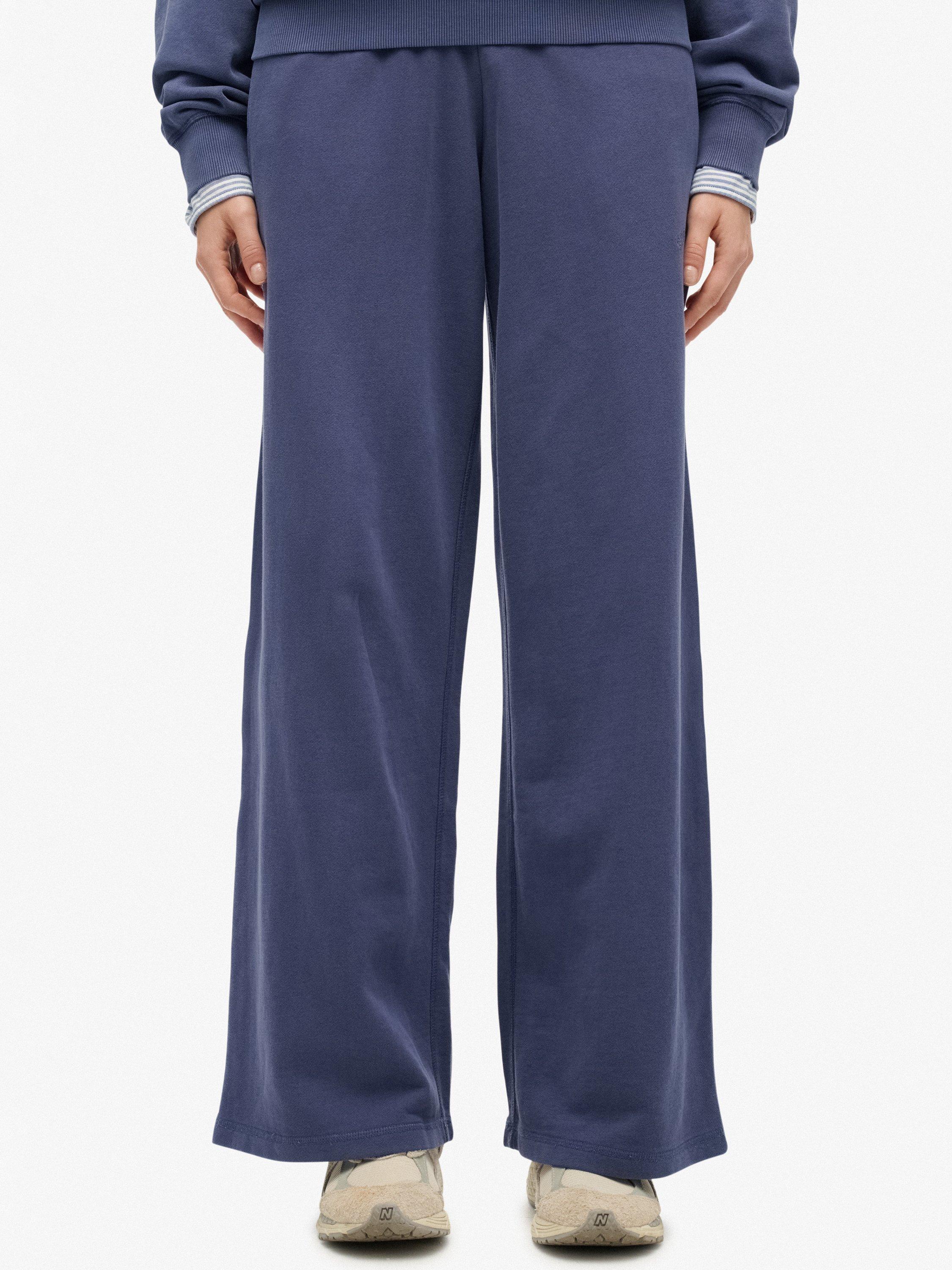 Product image 5 of 7, which shows Superdry Athletic Essentials Logo Garment Dyed Joggers, Mariner Navy, 12