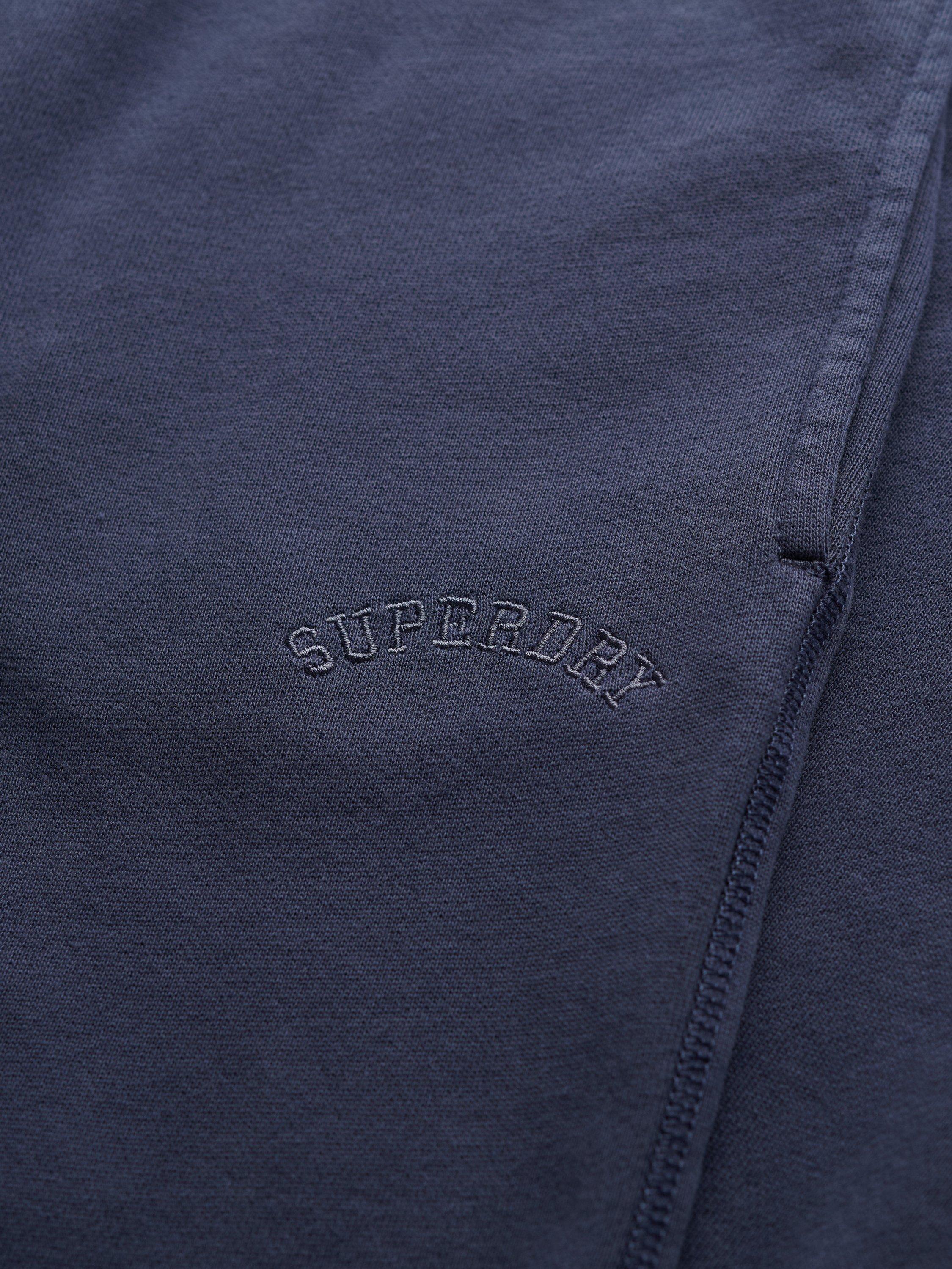 Product image 7 of 7, which shows Superdry Athletic Essentials Logo Garment Dyed Joggers, Mariner Navy, 12