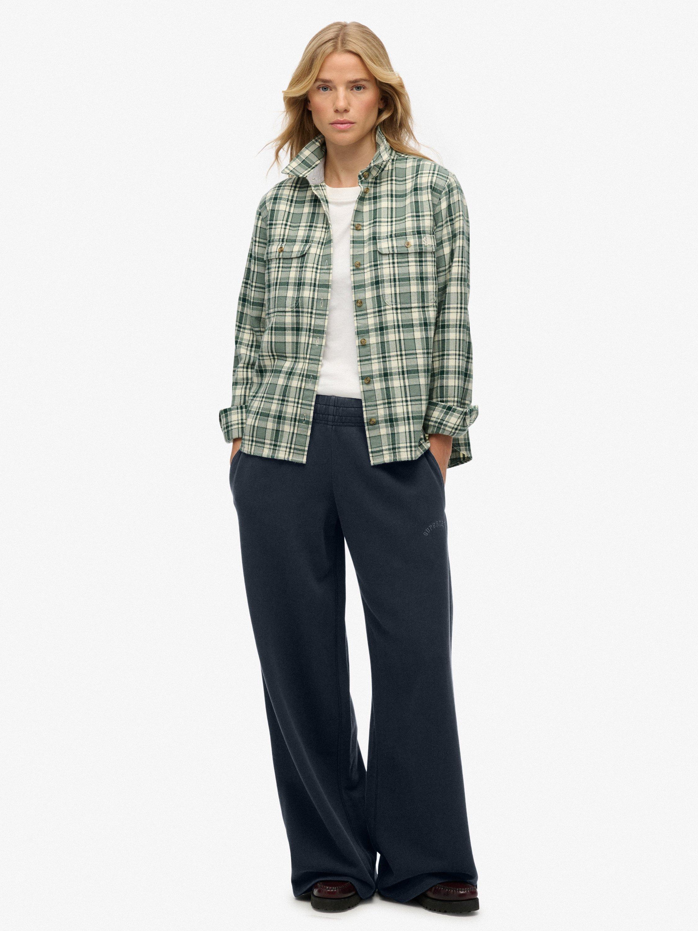 Product image 1 of 1, which shows Superdry Athletic Essentials Logo Garment Dyed Joggers, Eclipse Navy, 10