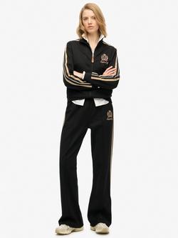 Superdry Country Club Track Pants, Black, Black