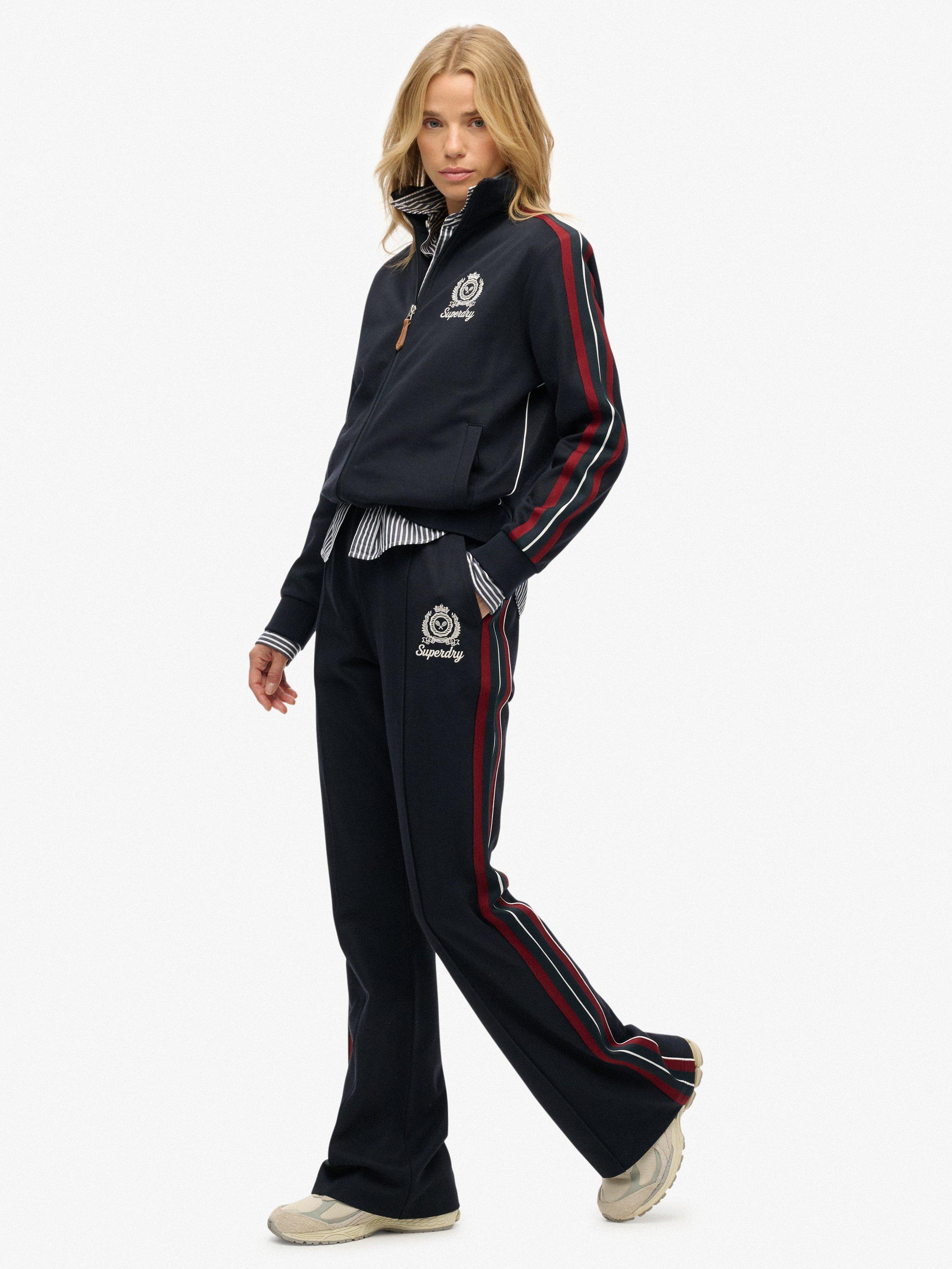 Product image 3 of 7, which shows Superdry Country Club Track Pants, Eclipse Navy, 16