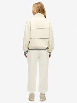 Superdry Country Club Cuff Joggers, Off White - view 2, Off White