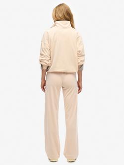 Superdry Country Club Velour Joggers, Pink Tint - view 2, Pink Tint