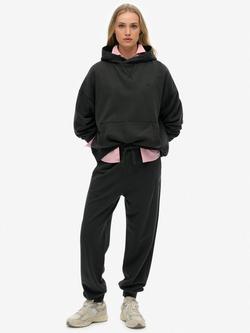 Superdry Studios Cuffed Joggers, Washed Black, Washed Black