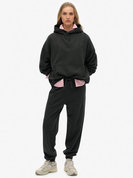 Superdry Studios Cuffed Joggers, Washed Black, Washed Black