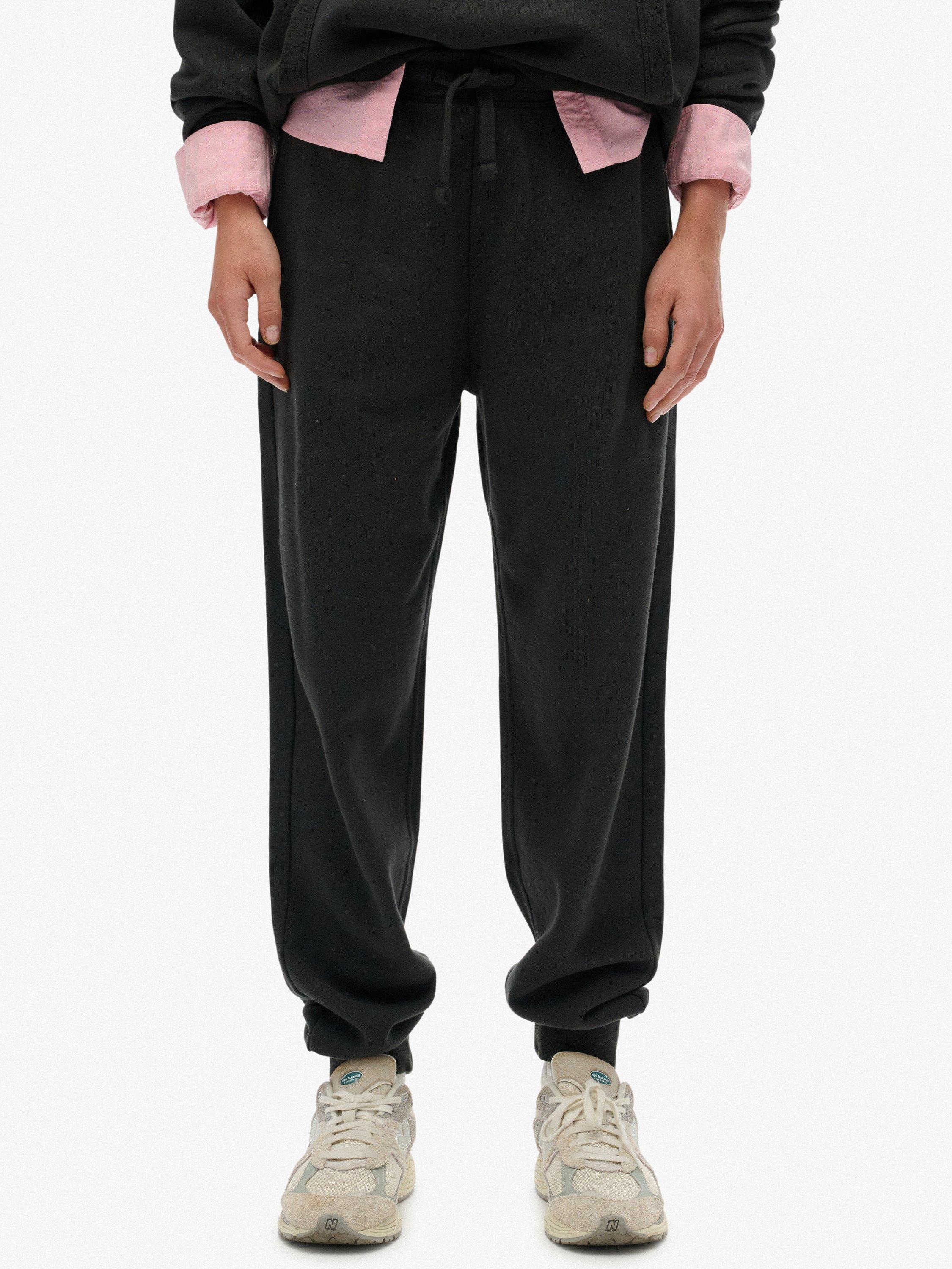 Product image 5 of 7, which shows Superdry Studios Cuffed Joggers, Washed Black, 14