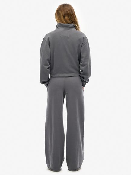 Superdry Athletic Essentials Straight Leg Joggers, Charcoal - view 2, Charcoal