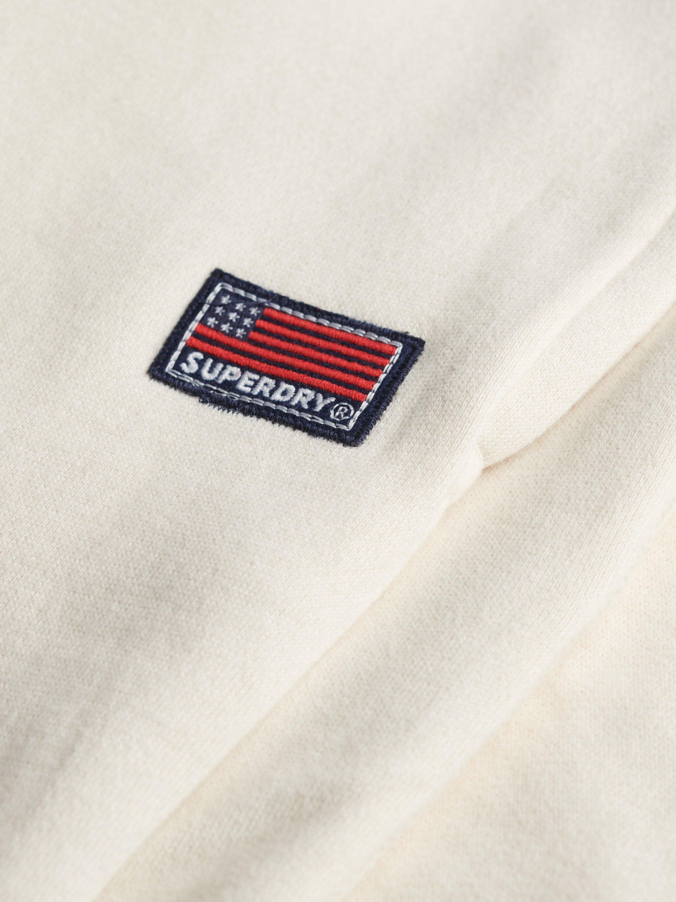 Product image 7 of 7, which shows Superdry Athletic Essentials Straight Leg Joggers, Off White, 6