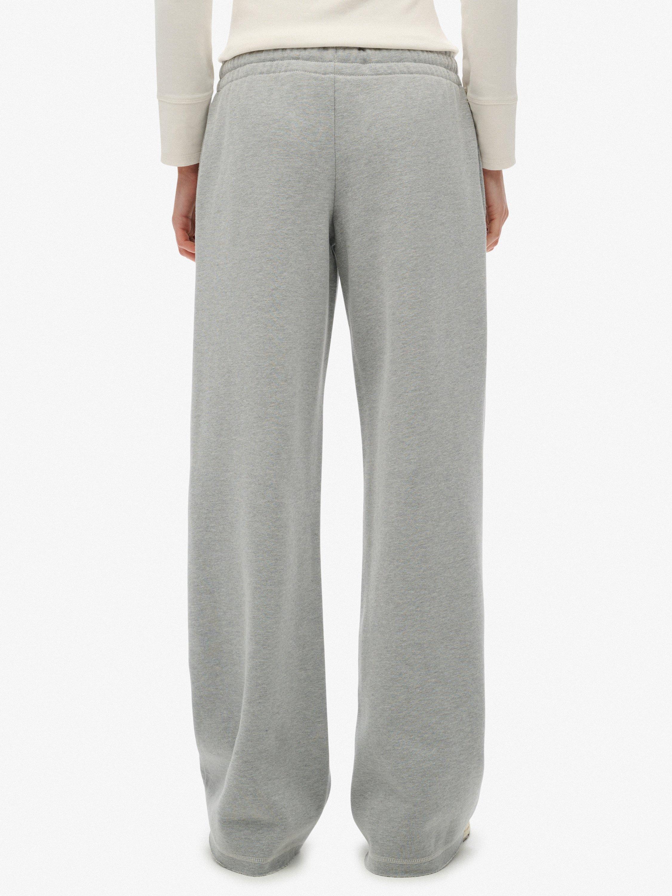 Product image 4 of 7, which shows Superdry Athletic Essentials Straight Leg Joggers, Grey Marl, 6