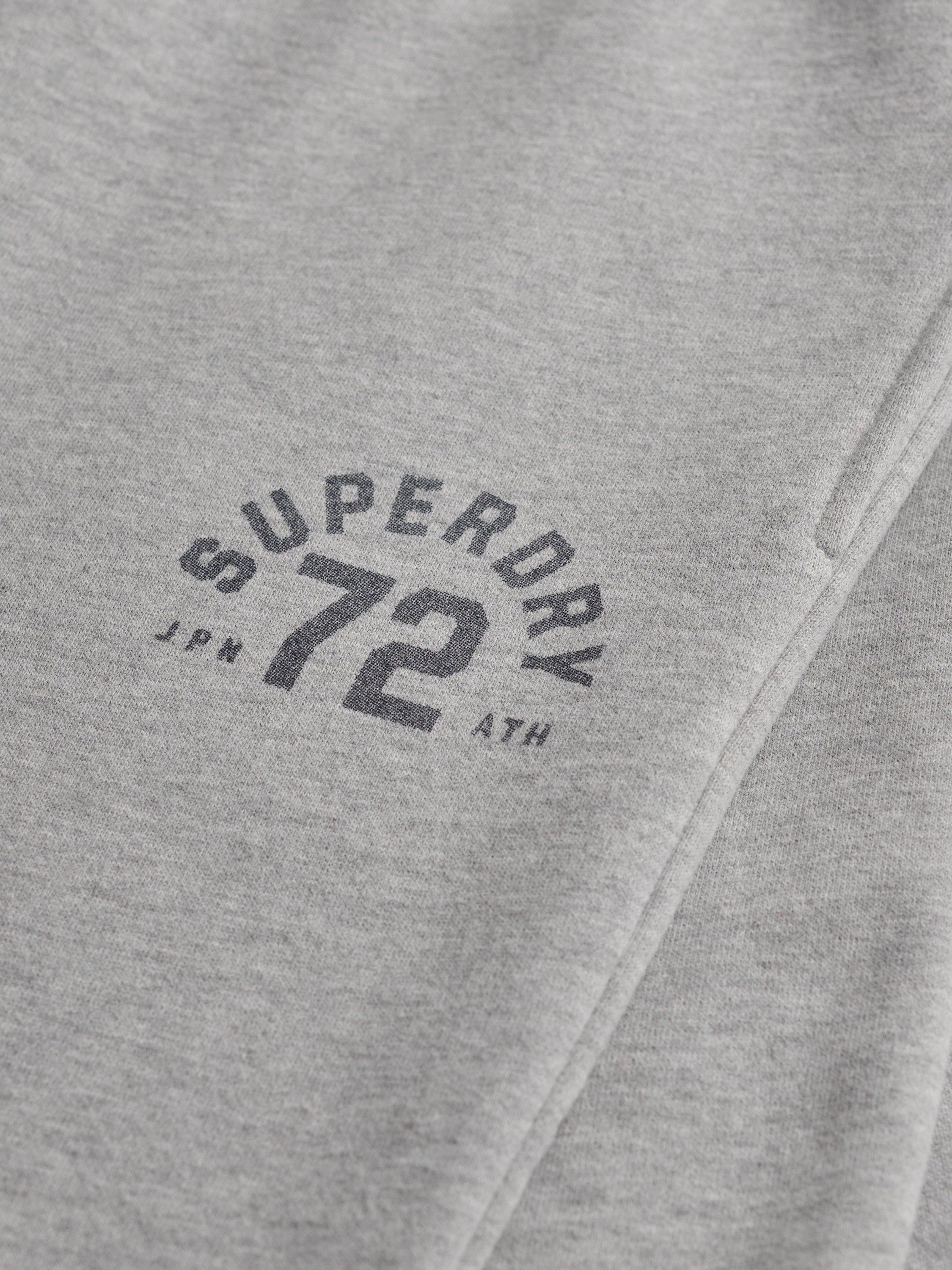Product image 7 of 7, which shows Superdry Athletic Essentials Straight Leg Joggers, Grey Marl, 6