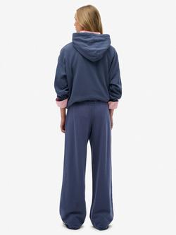 Superdry Athletic Essentials Straight Leg Joggers, Mariner Navy - view 2, Mariner Navy