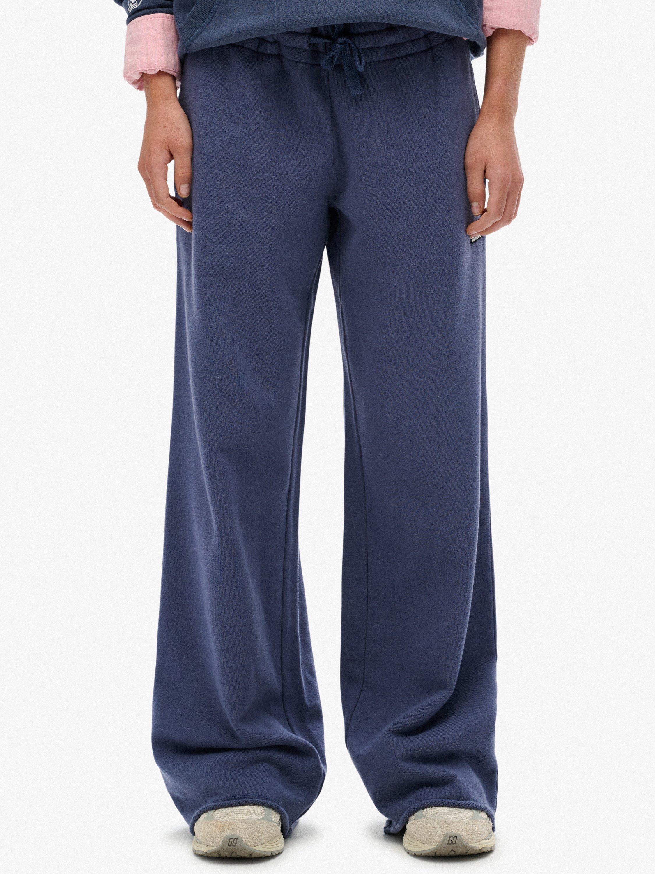 Product image 5 of 6, which shows Superdry Athletic Essentials Straight Leg Joggers, Mariner Navy, 10
