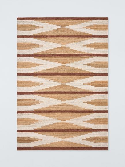 John Lewis Paz Hand Woven Pure Jute Rug, White