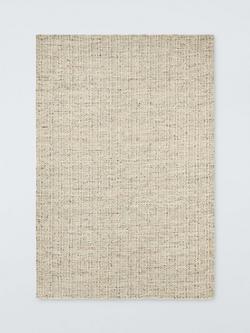 John Lewis Rowan Textured Wool Rich Rug, Natural, Natural