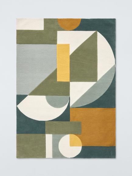 John Lewis Soren Hand Tufted Pure Wool Rug, Green