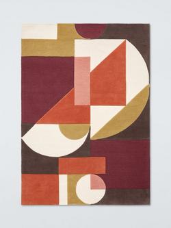 John Lewis Soren Hand Tufted Pure Wool Rug, Orange