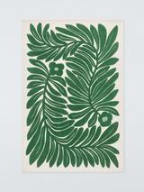 John Lewis x Anine Cecilie Iversen Zinnia Floral Hand Tufted Pure Wool Rug, Green