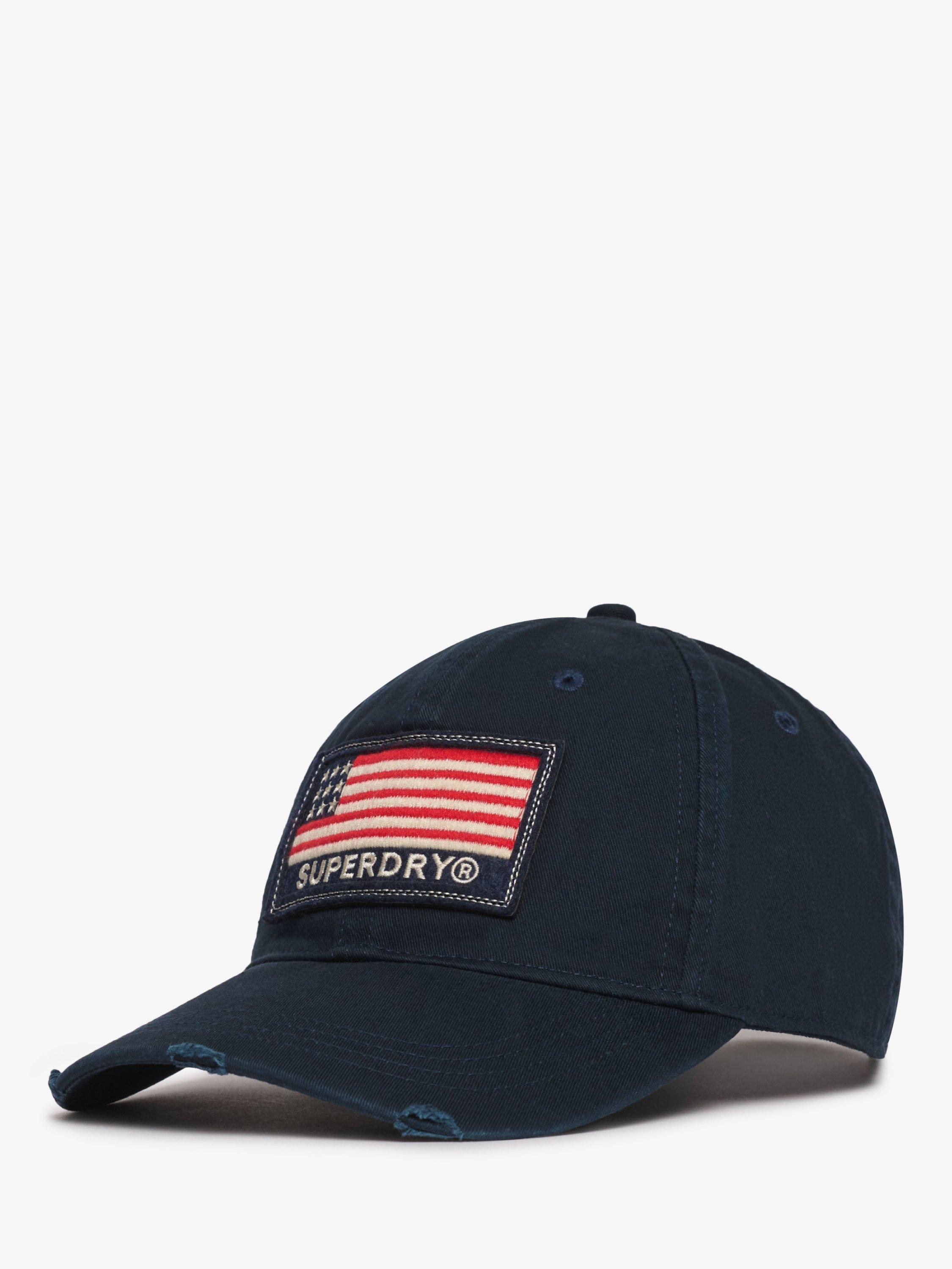 Product image 3 of 5, which shows Superdry Patched Baseball Cap, Lauren Navy, One Size
