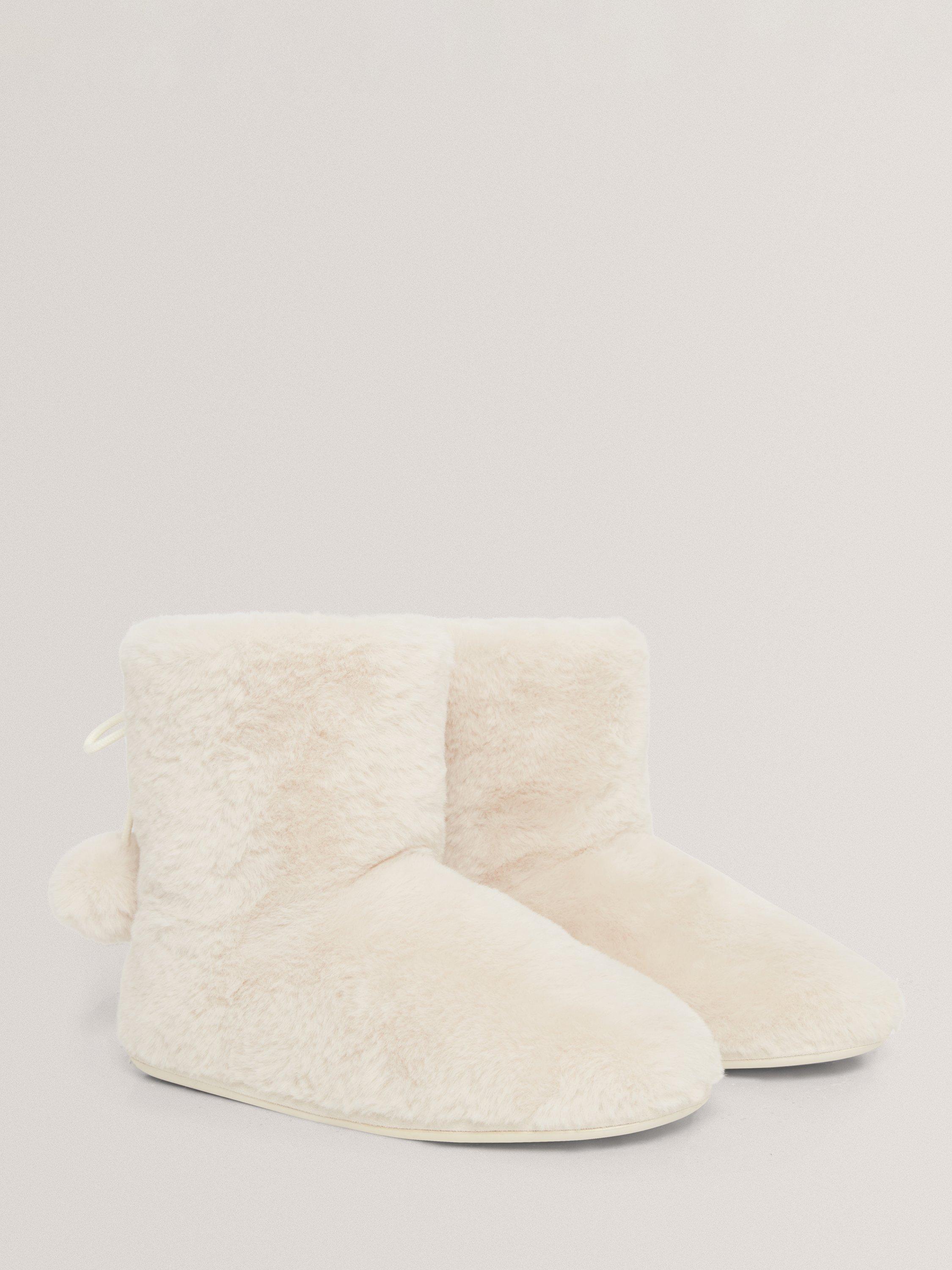Product image 4 of 5, which shows Ted Baker Hamonda Round Slipper Boots, Ivory, 4