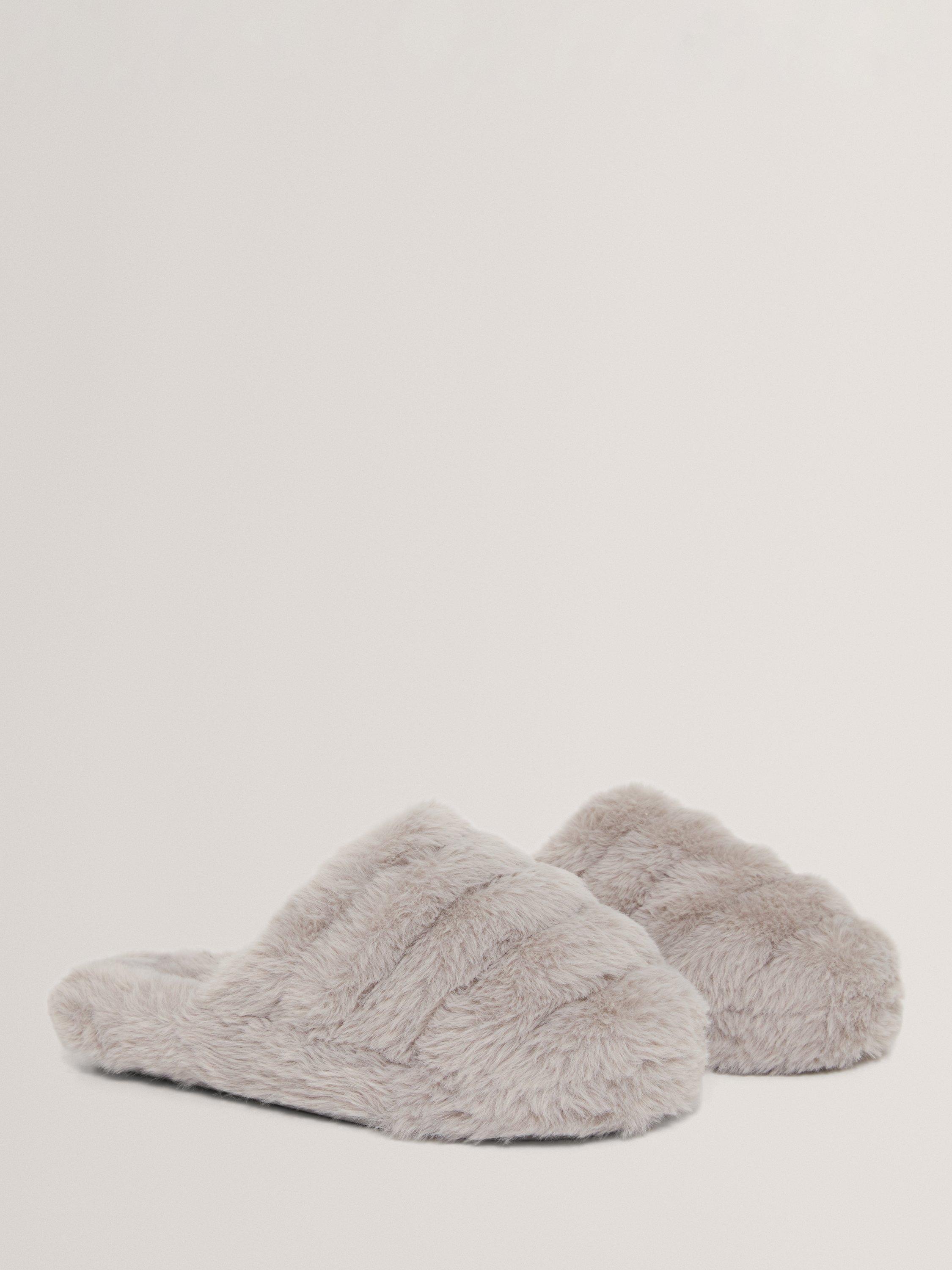 Product image 1 of 4, which shows Ted Baker Lopsey Mule Slippers, Grey, 6