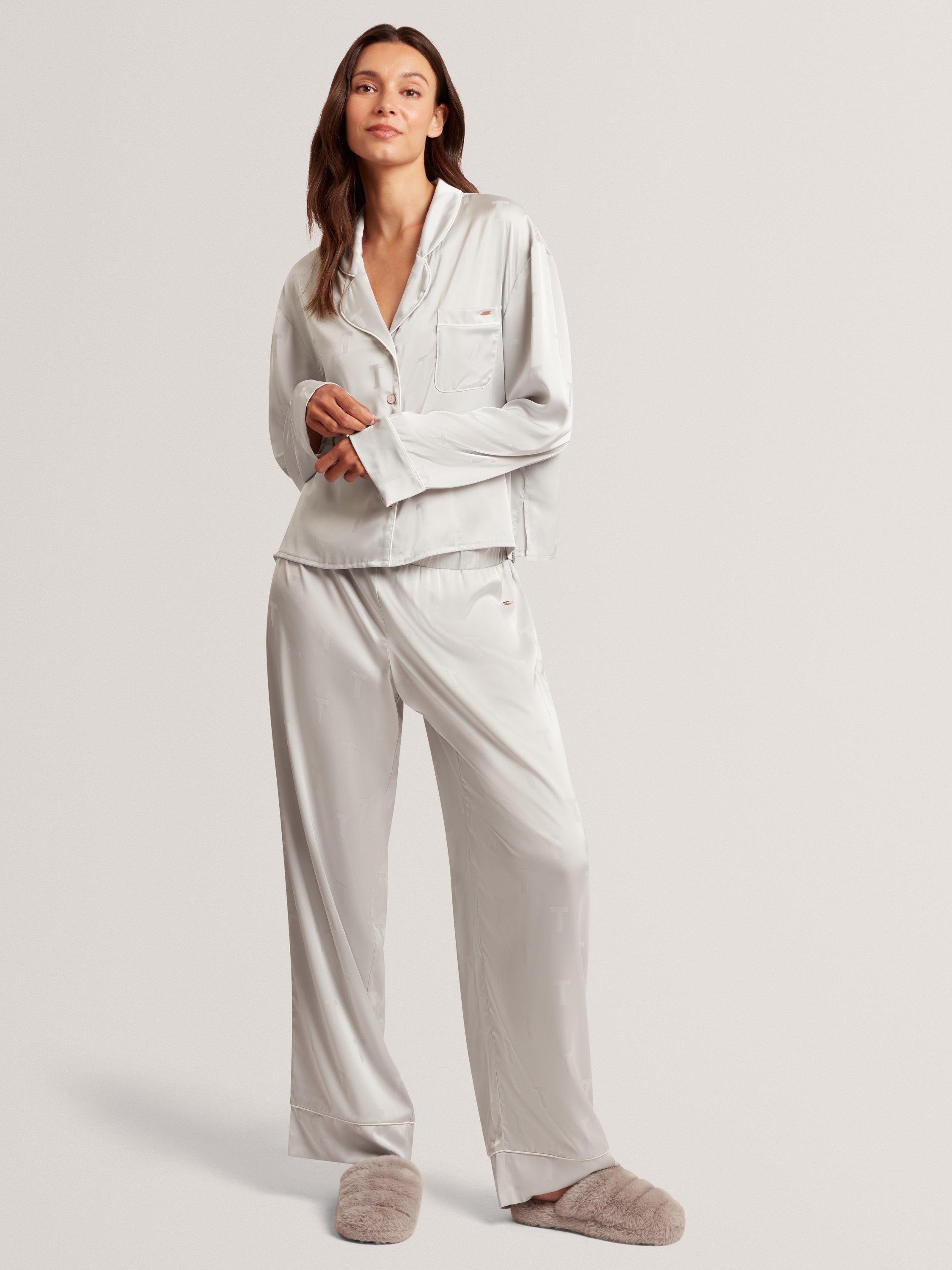 Product image 2 of 4, which shows Ted Baker Lopsey Mule Slippers, Grey, 6