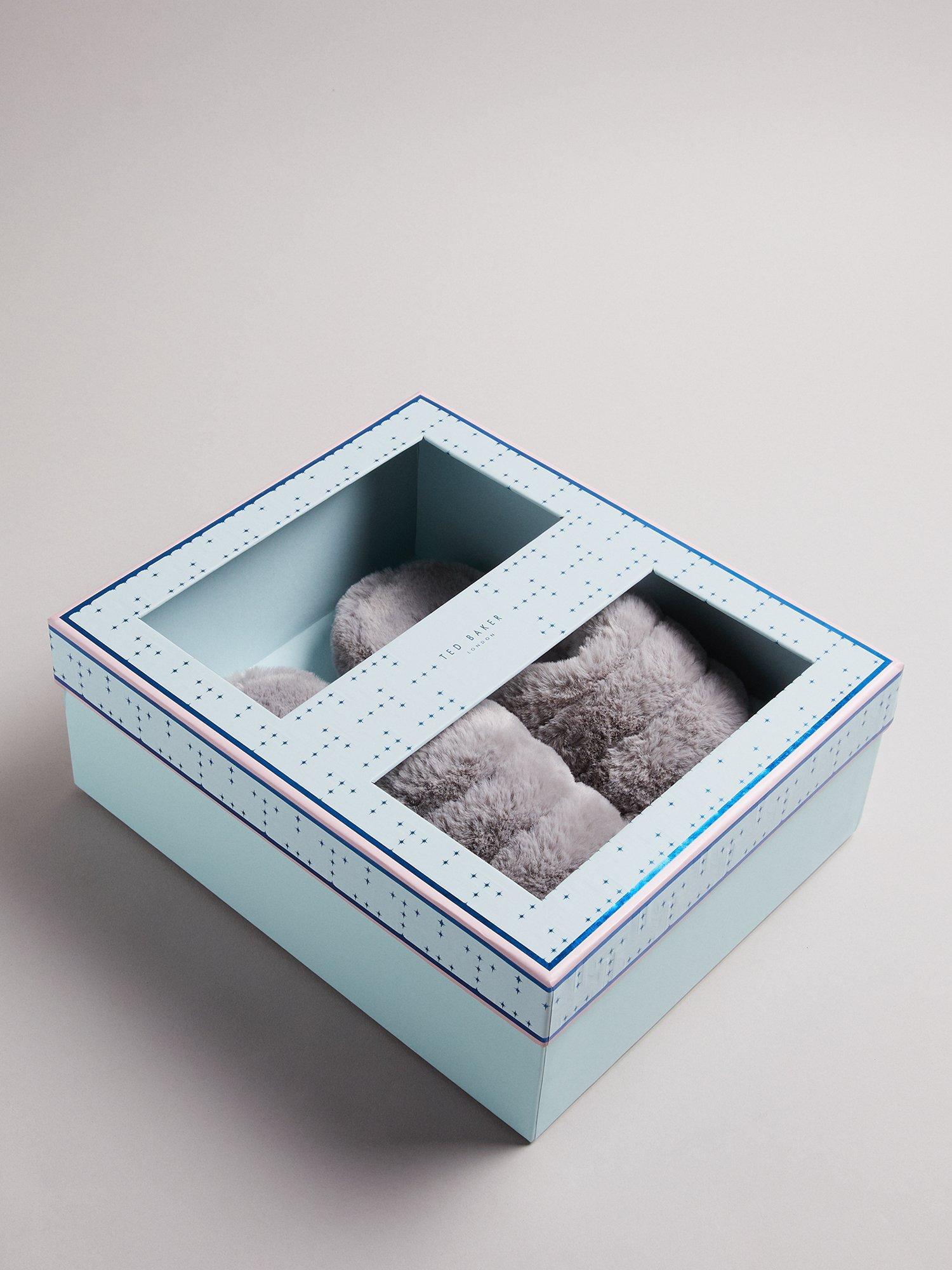 Product image 3 of 4, which shows Ted Baker Lopsey Mule Slippers, Grey, 6