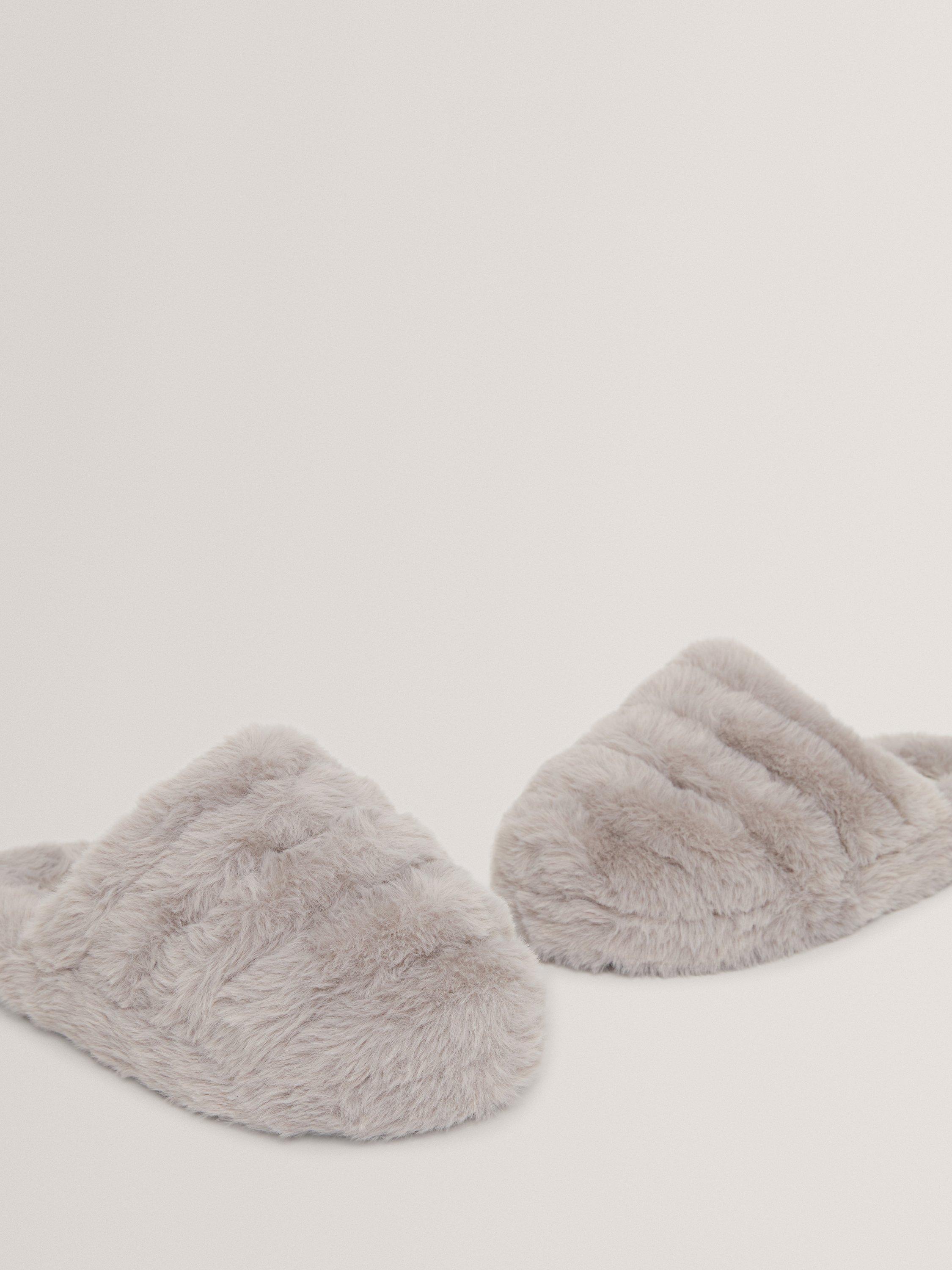 Product image 4 of 4, which shows Ted Baker Lopsey Mule Slippers, Grey, 6