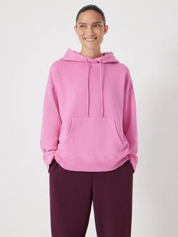 HUSH Heavyweight Pure Cotton Hoodie, Bright Pink, Bright Pink