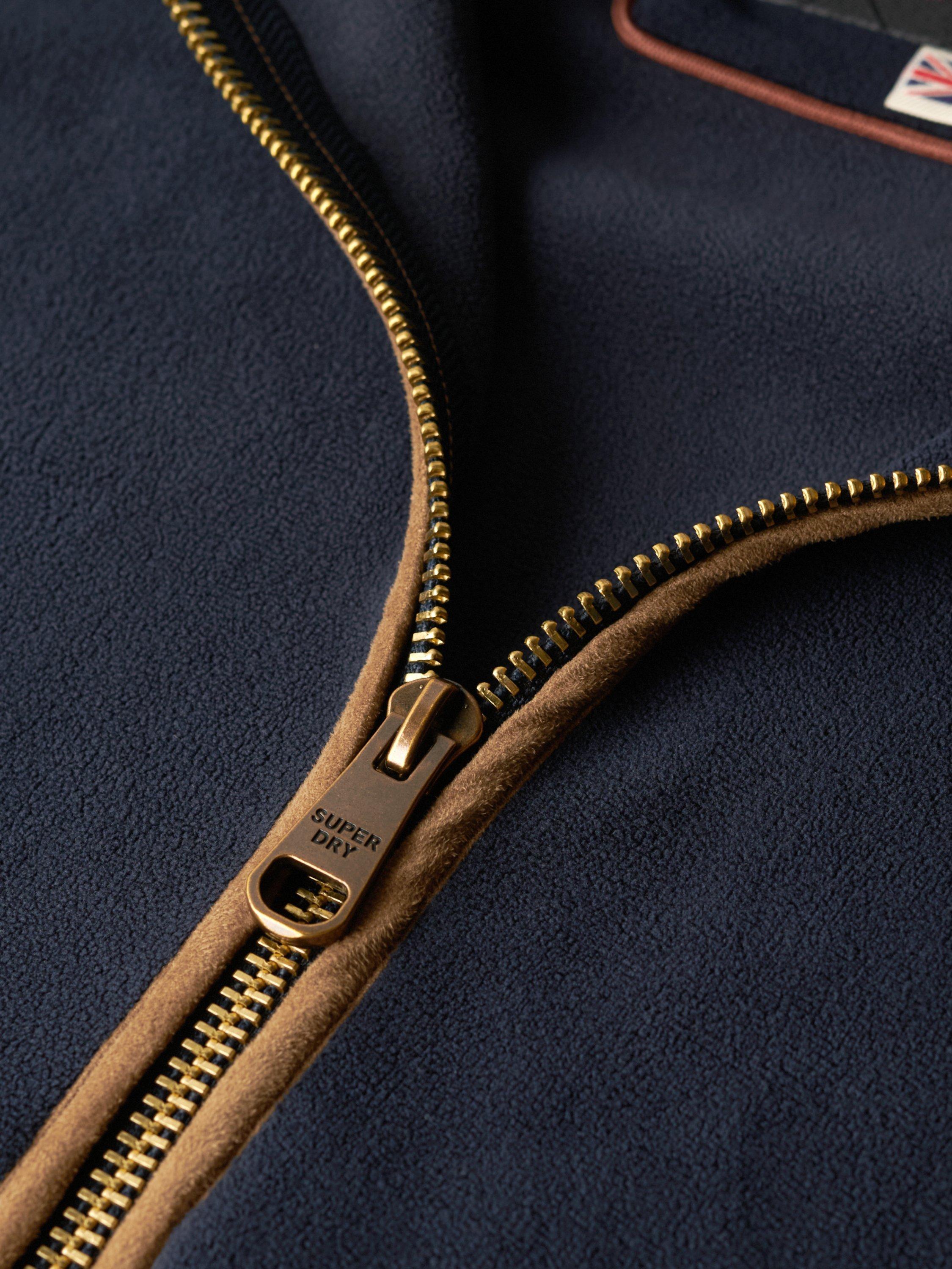 Product image 6 of 6, which shows Superdry Estate Fleece Gilet, Eclipse Navy, 6