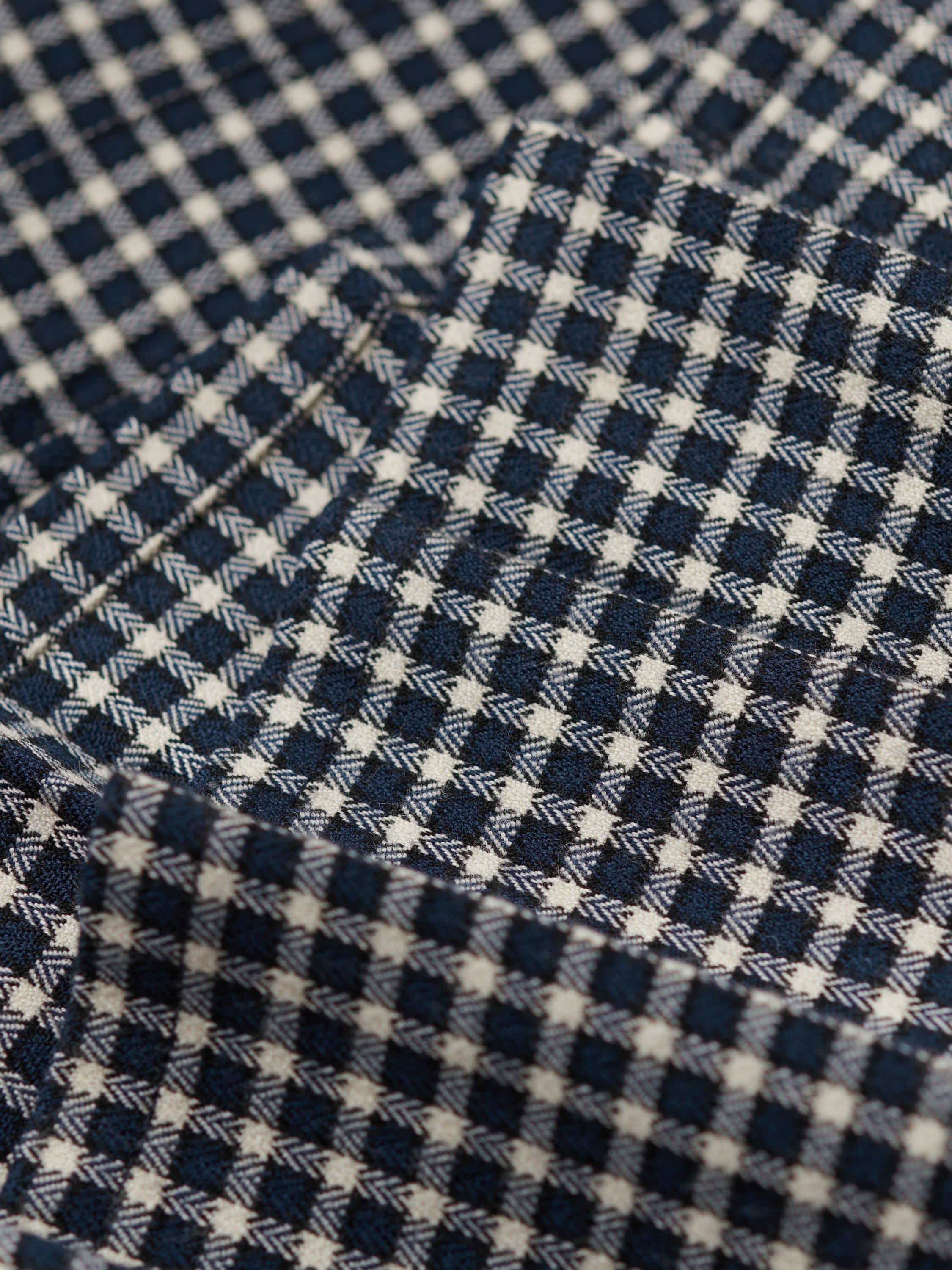 Product image 7 of 7, which shows Superdry Vintage Pleated Mini Skirt, Blue, 10