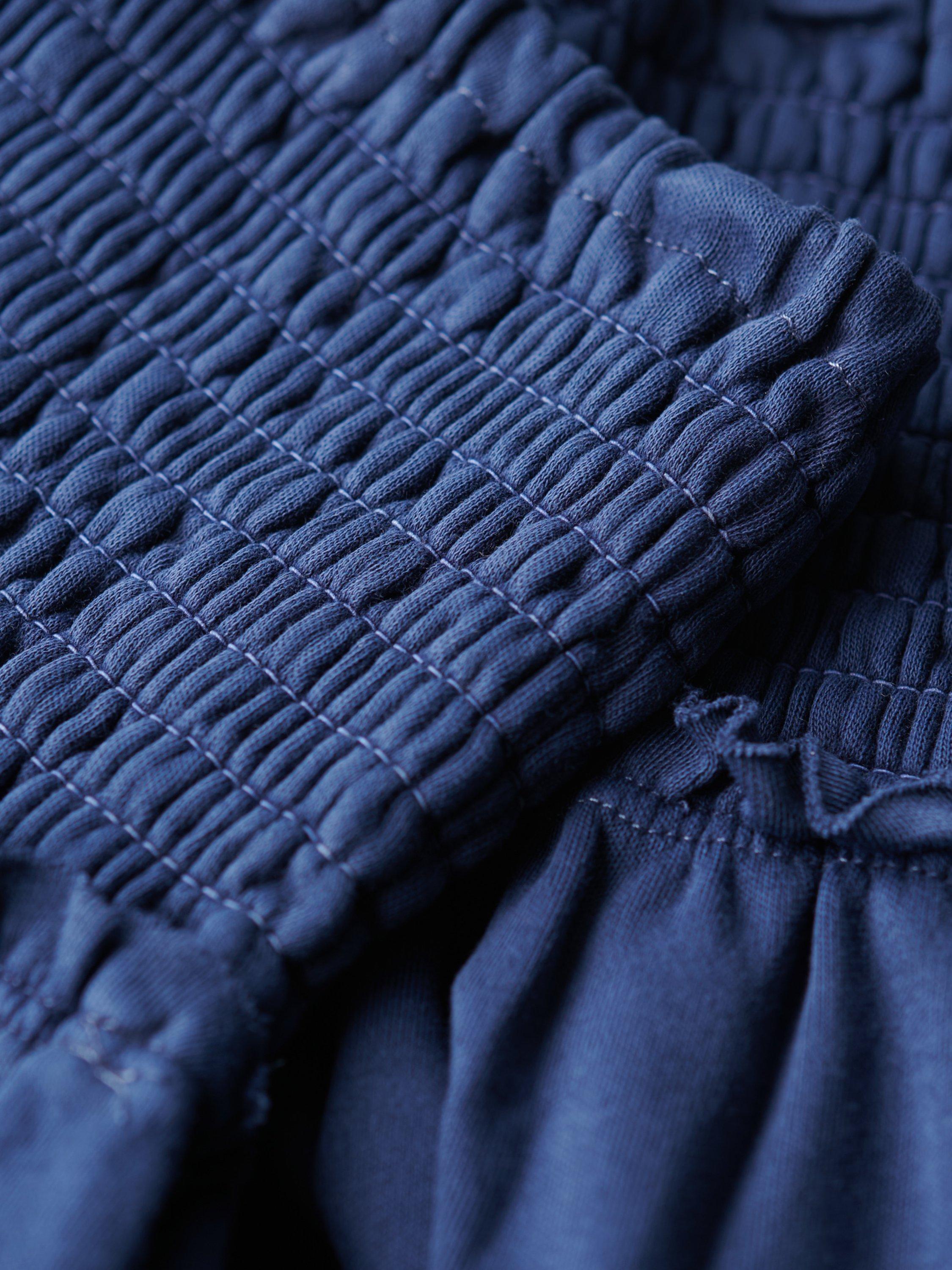 Product image 6 of 6, which shows Superdry Tiered Jersey Mini Skirt, Richest Navy, 6