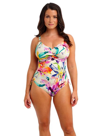 Fantasie Iguazu Falls Twist Front Underwired Swimsuit, Multi, Multi