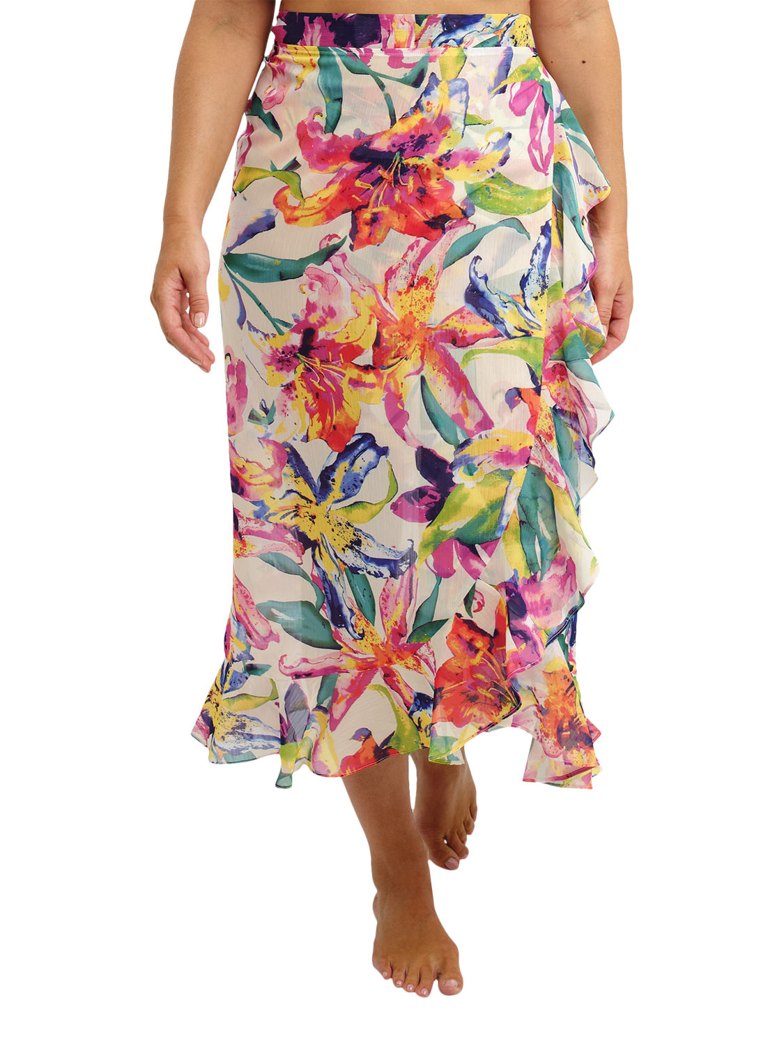 Product image 1 of 8, which shows Fantasie Iguazu Falls Sarong, Multi, S-M