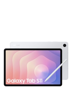 Samsung Galaxy Tab S11 Tablet with Bluetooth S Pen, Android, 12GB RAM, Galaxy AI, Wi-Fi, 11", Silver