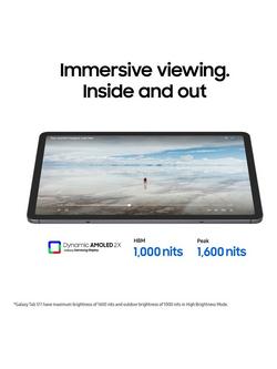 Samsung Galaxy Tab S11 Tablet with Bluetooth S Pen, Android, 12GB RAM, Galaxy AI, Wi-Fi, 11" - view 2, Silver