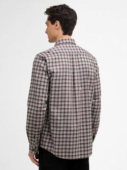 Barbour International Peregine Cotton Blend Regular Fit Check Shirt, Burnt Henna - view 2, Burnt Henna