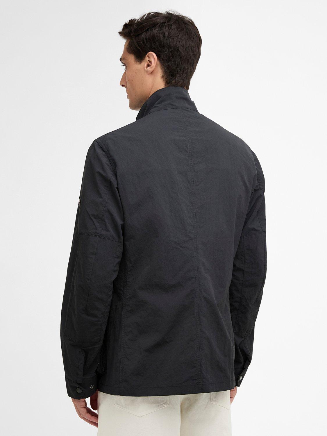 Product image 2 of 9, which shows Barbour International Modern Duke Showerproof Jacket, Black, S