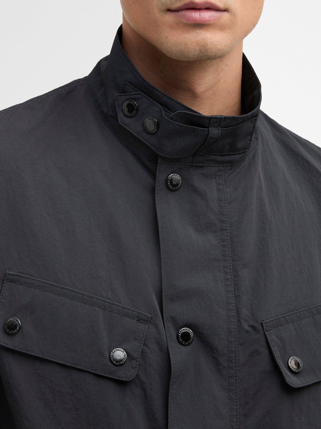 Product image 6 of 9, which shows Barbour International Modern Duke Showerproof Jacket, Black, S